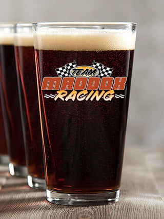 Racing Team : Pint Glasses - Color Printed