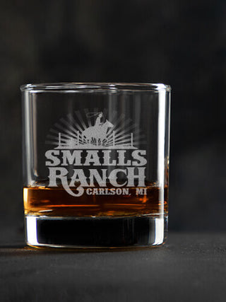 Ranch : Rocks Glasses - Engraved