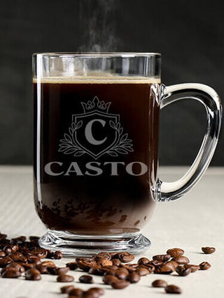 Regal Monogram : Coffee Mugs - Engraved