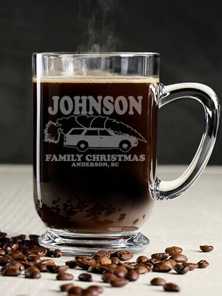Retro Family Christmas : Coffee Mugs - Engraved