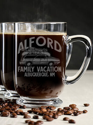 Retro Family Vacation : Coffee Mugs - Engraved