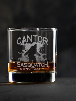 Sasquatch Sanctuary : Rocks Glasses - Engraved