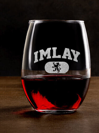 Scottish Varsity : Stemless Wine Glasses - Engraved