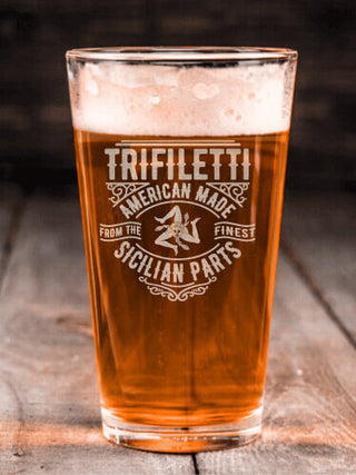 Sicilian Parts : Pint Glasses - Engraved