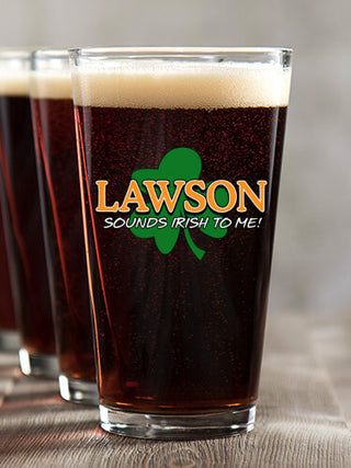 Sounds Irish to Me : Pint Glasses - Color Printed