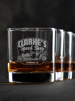 Speed Shop BP : Rocks Glasses - Engraved