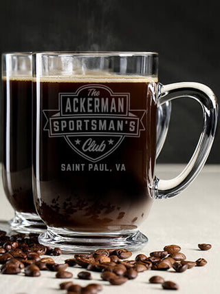 Sportsman's Club : Coffee Mugs - Engraved