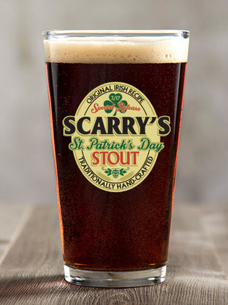 St. Patrick's Day Stout : Pint Glasses - Color Printed