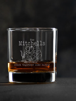 Stick Together : Rocks Glasses - Engraved