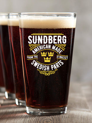 Swedish Parts : Pint Glasses - Color Printed