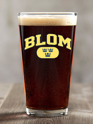 Swedish Varsity : Pint Glasses - Color Printed