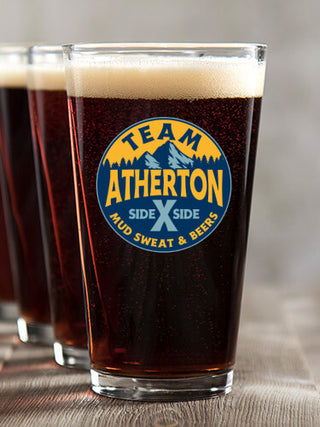 Team Side By Side : Pint Glasses - Color Printed