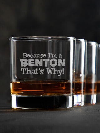 That's Why : Rocks Glasses - Engraved