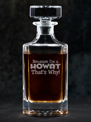 That's Why : Whiskey Decanter - Engraved