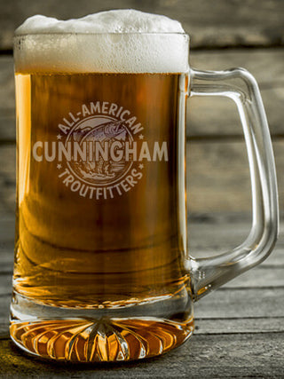 Troutfitters : Beer Mugs - Engraved