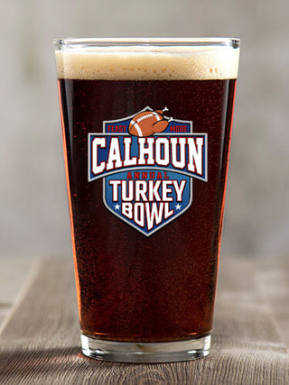 Turkey Bowl : Pint Glasses - Color Printed