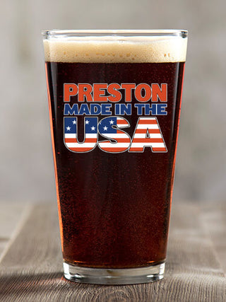 USA Family : Pint Glasses - Color Printed