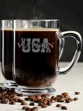USA : Coffee Mugs - Engraved