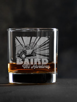UTV Adventures : Rocks Glasses - Engraved