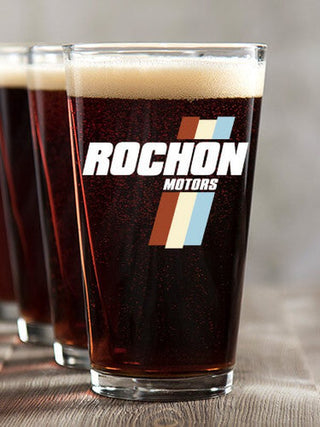 Vintage Motors : Pint Glasses - Color Printed