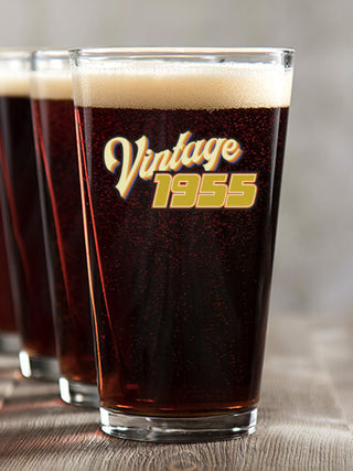Vintage : Pint Glasses - Color Printed