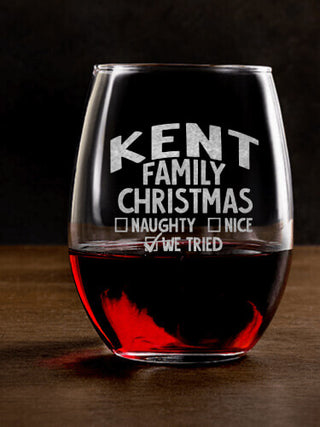 We Tried : Stemless Wine Glasses - Engraved