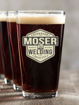 Welding : Pint Glasses - Color Printed
