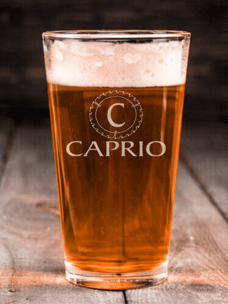 Woodworking Monogram : Pint Glasses - Engraved