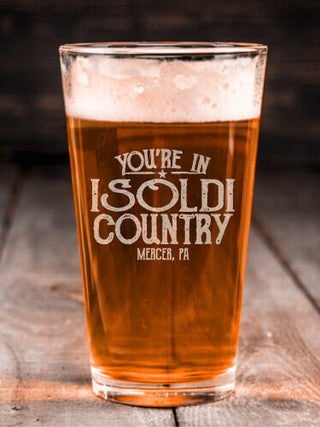 Your Country : Pint Glasses - Engraved