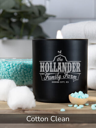 Family Farm : 11oz. Engraved Scented Candles