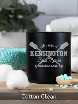 Lake House : 11oz. Engraved Scented Candles
