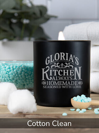 Vintage Kitchen : 11oz. Engraved Scented Candles