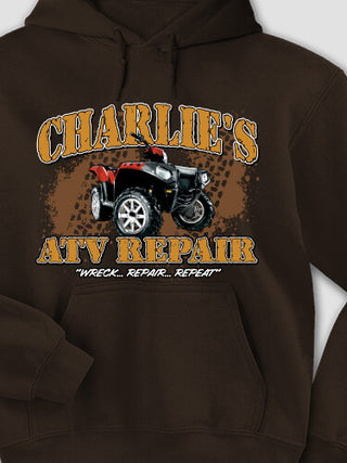 ATV Repair : Printed Hoodies