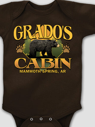 Bear Cabin : Printed Baby Bodysuits
