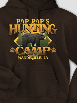 Bear Hunting Camp : Printed Hoodies