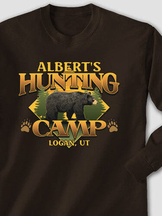 Bear Hunting Camp : Printed Long Sleeves