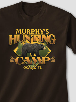 Bear Hunting Camp : Printed T-Shirts