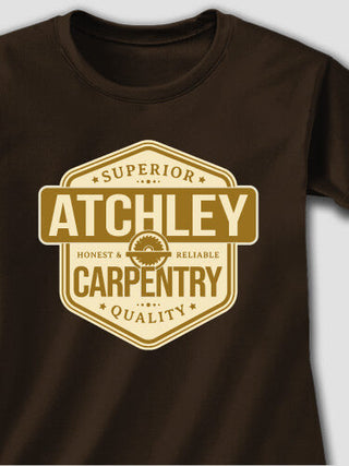 Carpentry : Adult Ladies Fitted T-Shirt