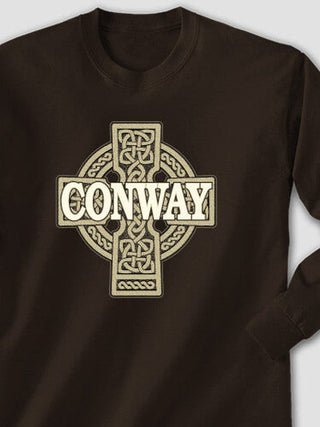 Celtic Stone Cross : Printed Long Sleeves