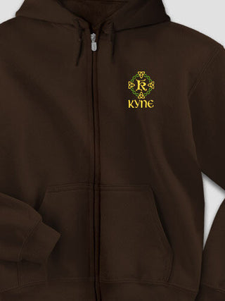 Celtic Wreath Monogram : Embroidered Zip Hoodies
