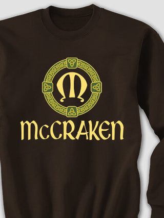 Celtic Wreath Monogram : Printed Sweatshirts