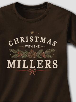 Christmas With : Adult Ladies Fitted T-Shirt