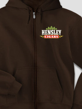 Cigars : Embroidered Zip Hoodies