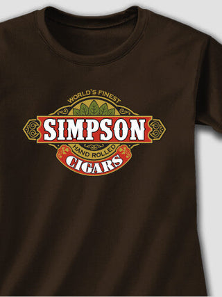 Cigars : Adult Ladies Fitted T-Shirt
