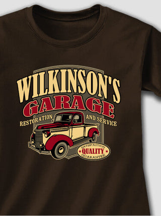 Classic Garage : Adult Ladies Fitted T-Shirt