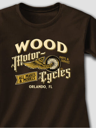 Classic Motorcycles : Adult Ladies Fitted T-Shirt