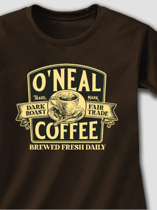 Coffee : Adult Ladies Fitted T-Shirt