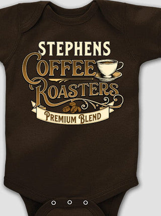 Coffee Roasters : Printed Baby Bodysuits