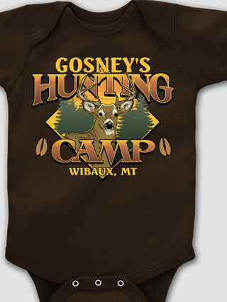 Deer Hunting Camp : Printed Baby Bodysuits