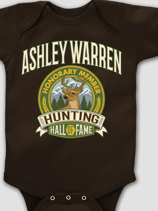 Deer Hunting Hall Of Fame : Printed Baby Bodysuits